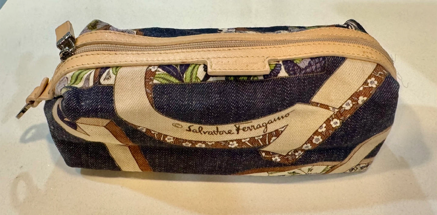 Salvatore Ferragamo Cosmetics Pouch_Authentic_NWT