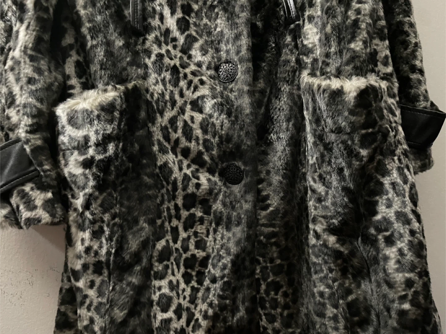 Faux Fur Leopard Print Coat - photo 5
