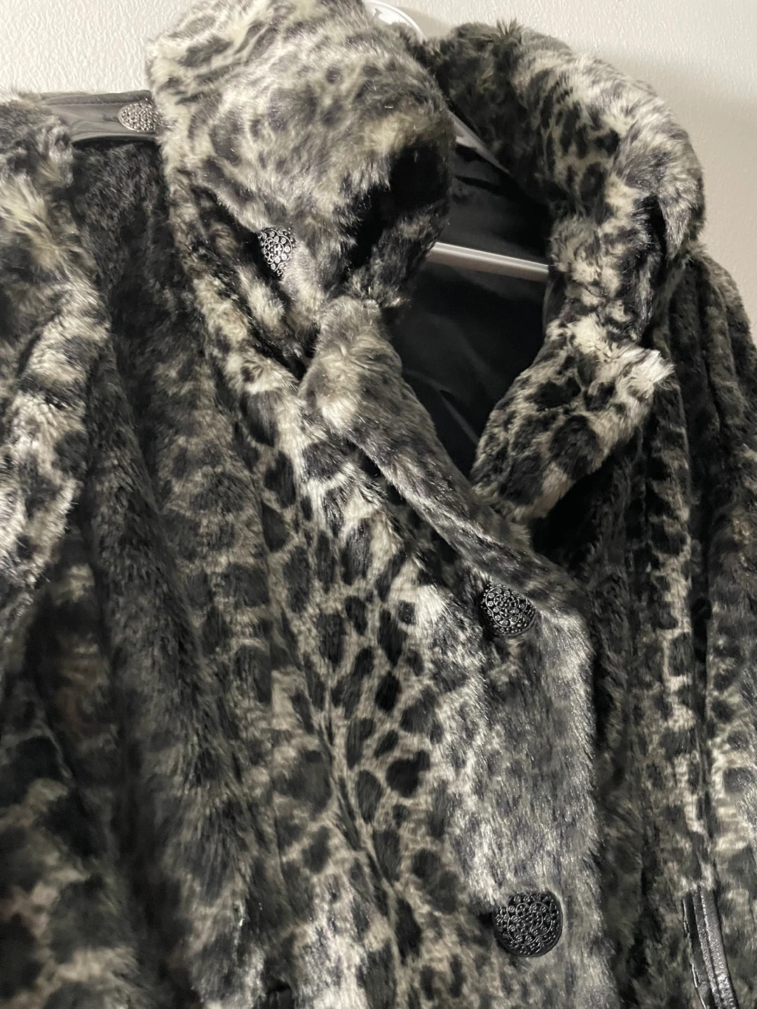 Faux Fur Leopard Print Coat - photo 4
