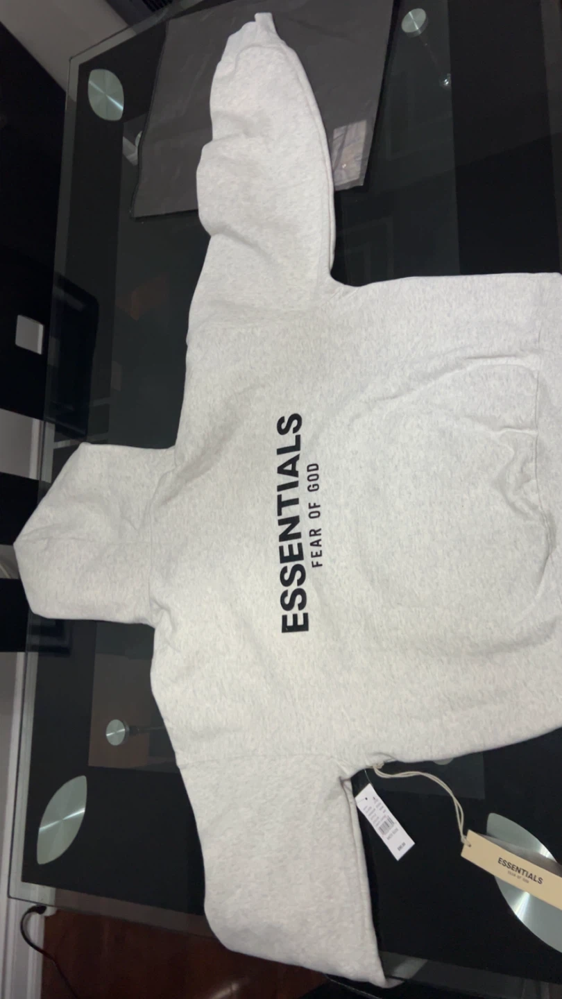 New Essentials Fear of God Hoodie - Light Oatme, Med - photo 5