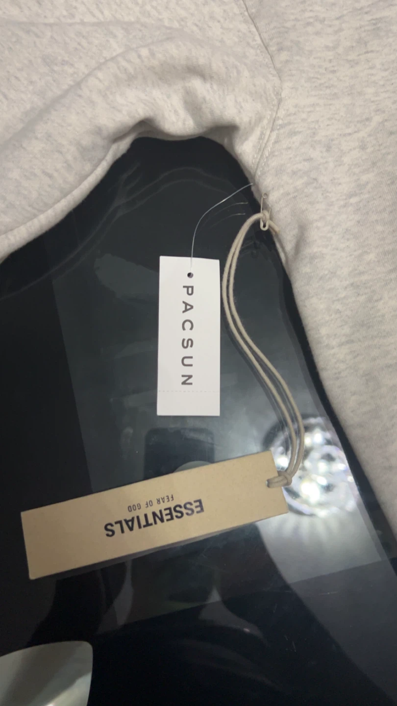 New Essentials Fear of God Hoodie - Light Oatme, Med - photo 4