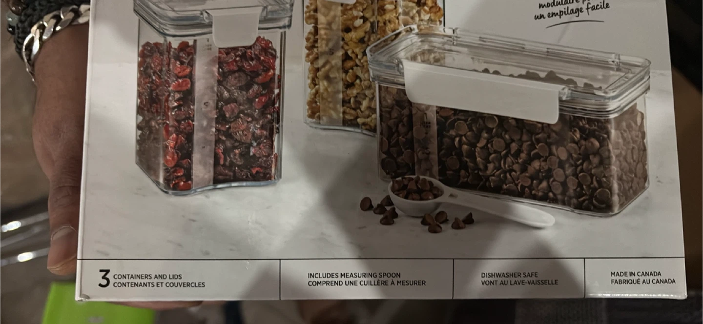 President's Choice Tritan Pantry Container Set - NEW - photo 2