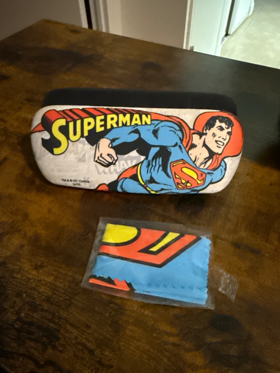 New Superman Eyeglasses Case with Cleaning Cloth - photo 4