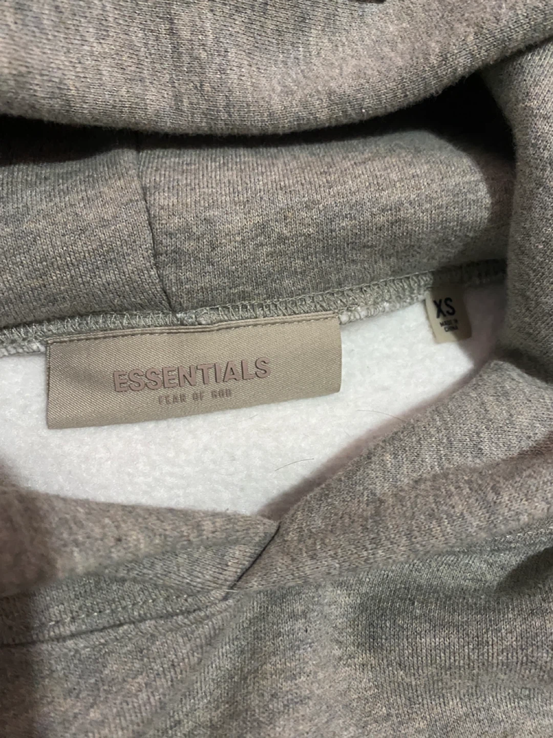 Essentials Fear of God Hoodie - XS - Grey - photo 3