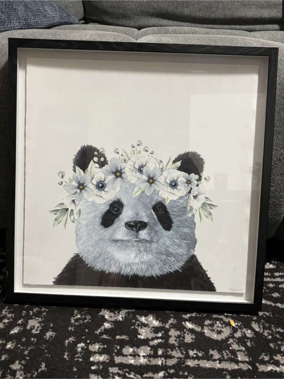 Marmont Hill Framed Panda Art