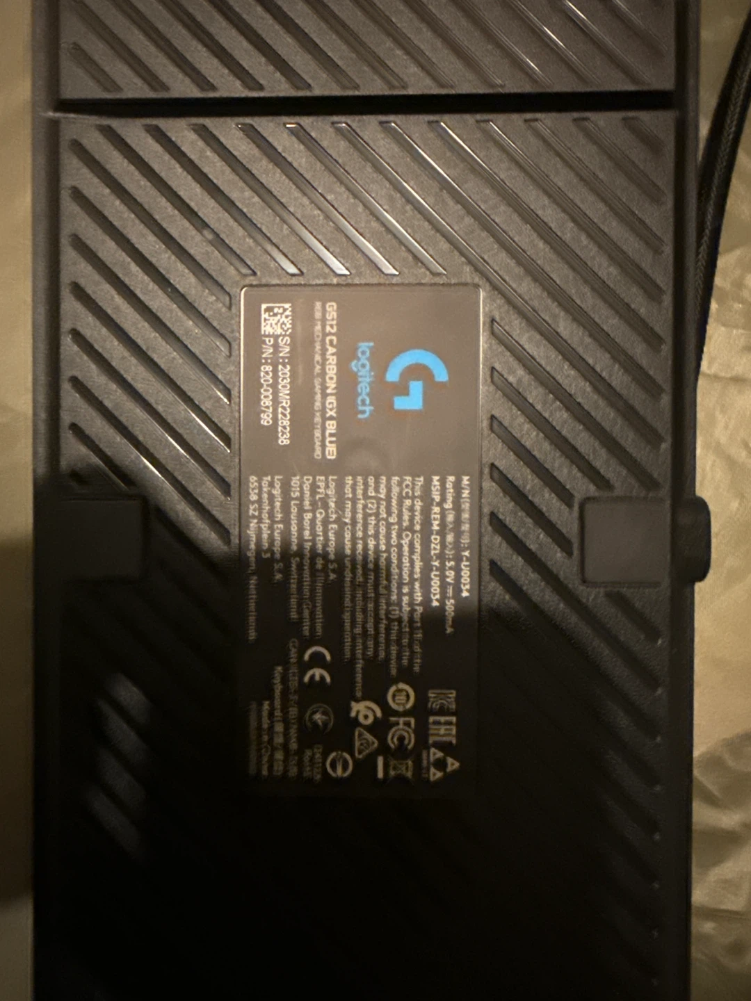 Logitech G915 Carbon GX Blue Keyboard 120% - photo 2
