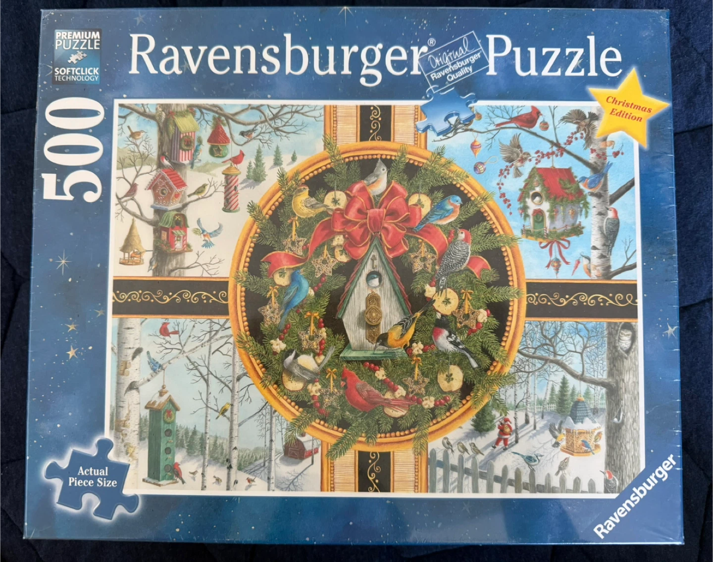 New Ravensburger Puzzle Christmas Songbirds 500pcs