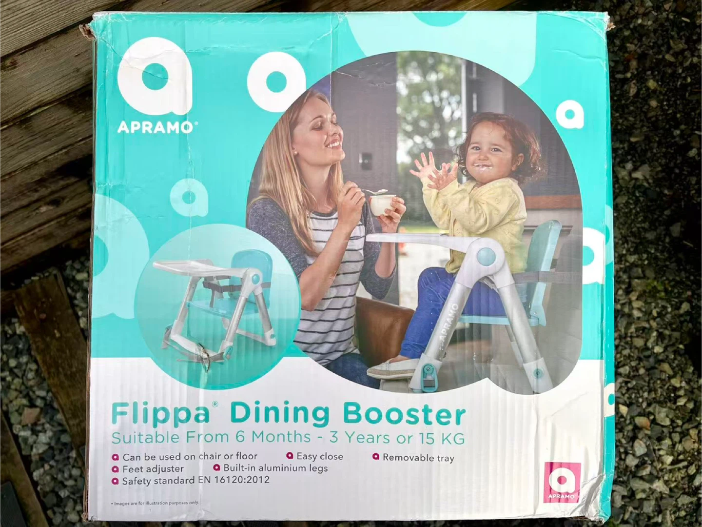 Apramo Flippa Dining Booster - Like New! - photo 4