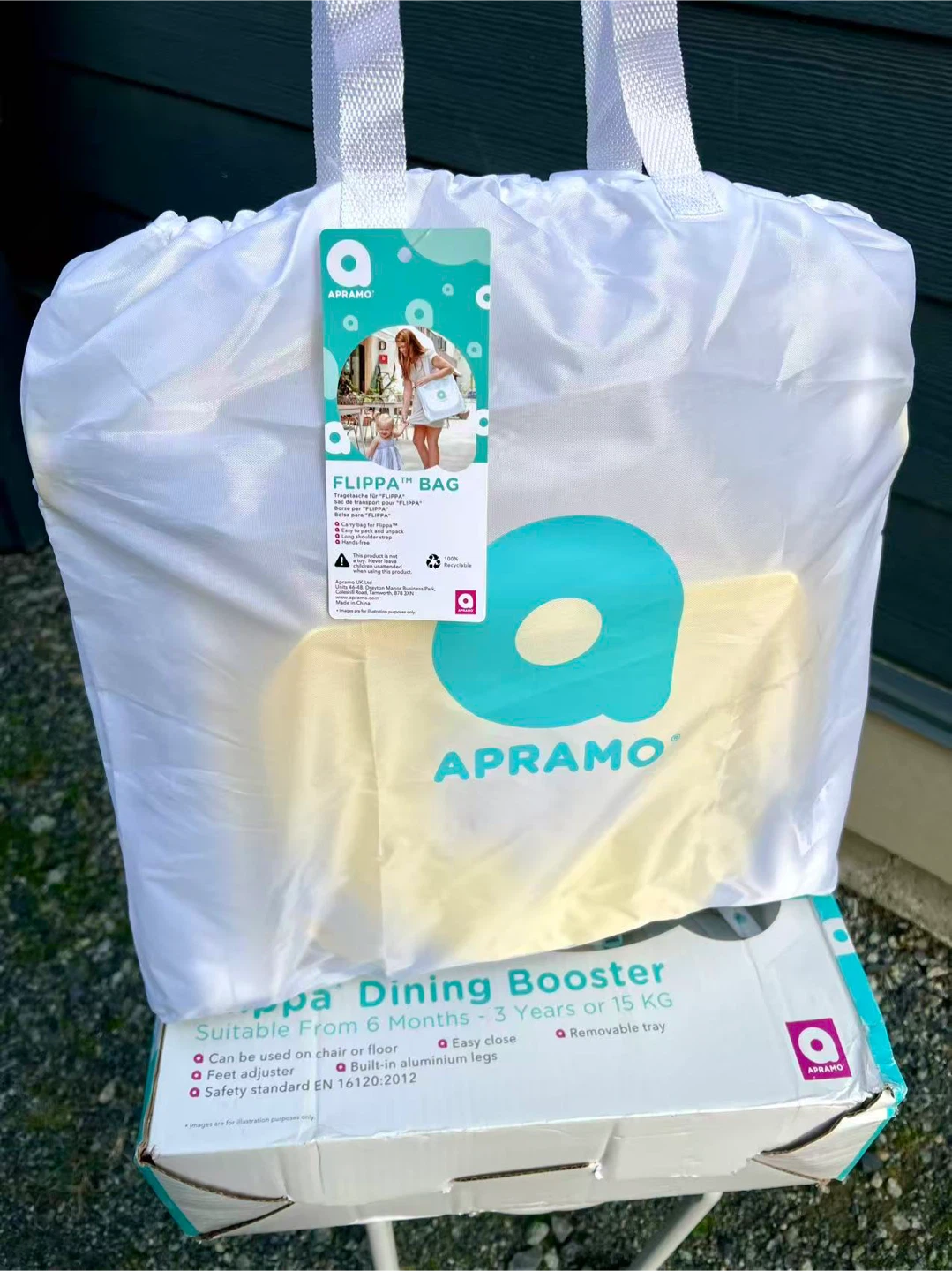 Apramo Flippa Dining Booster - Like New! - photo 3