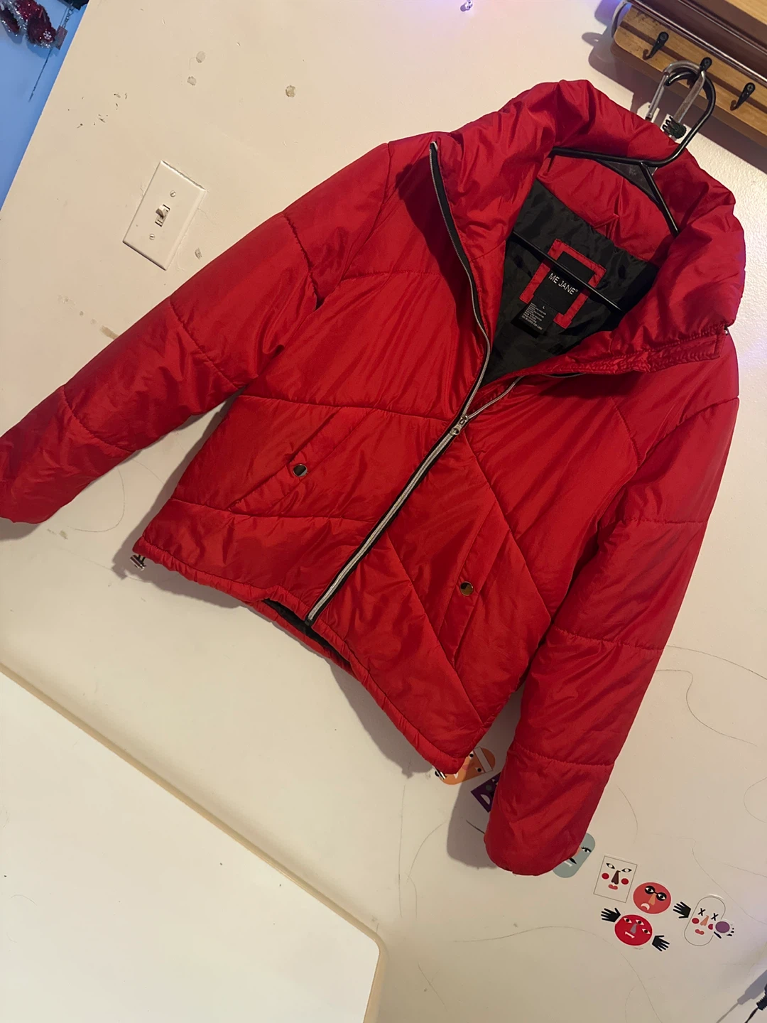Ms. Jane Red Puffer Jacket - photo 2
