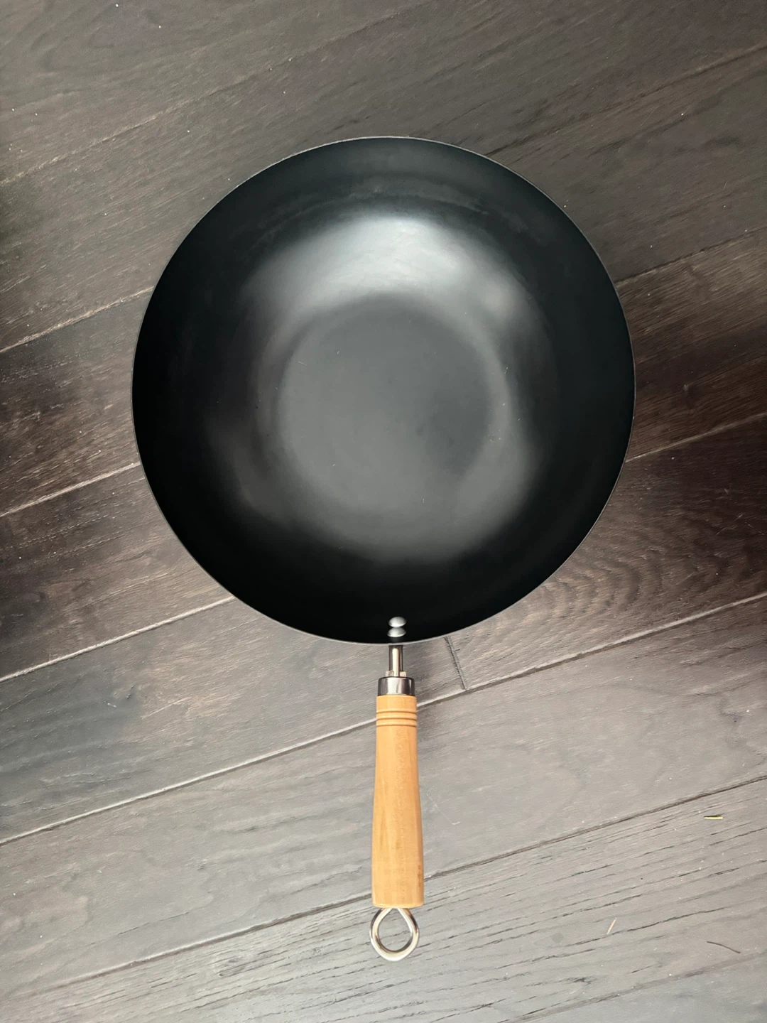 Carbon steel Wok with Wooden Handle