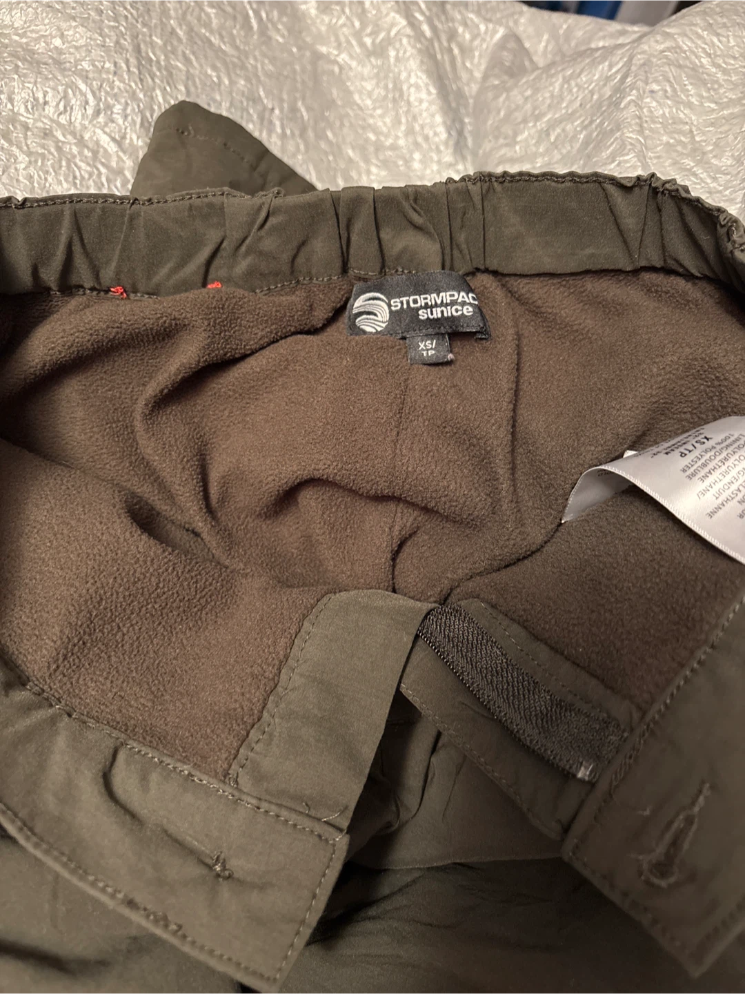 NWOT ladies Stormpac Sunice Pants lined- XS, Olive Green - photo 2