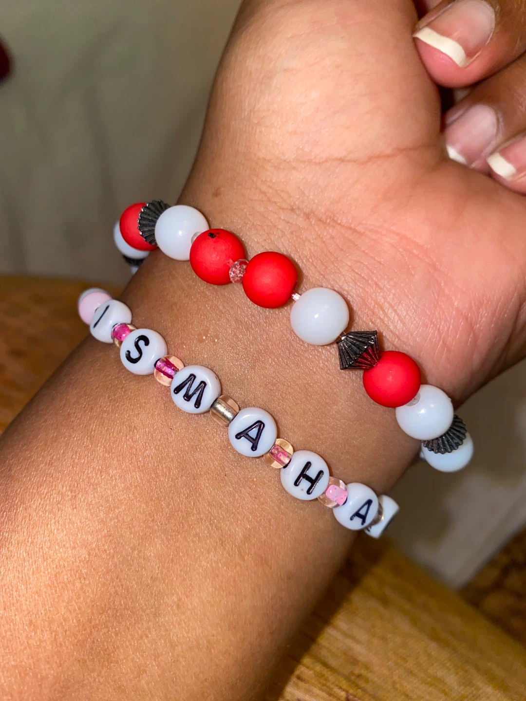Handmade Beaded Name Bracelets - photo 3