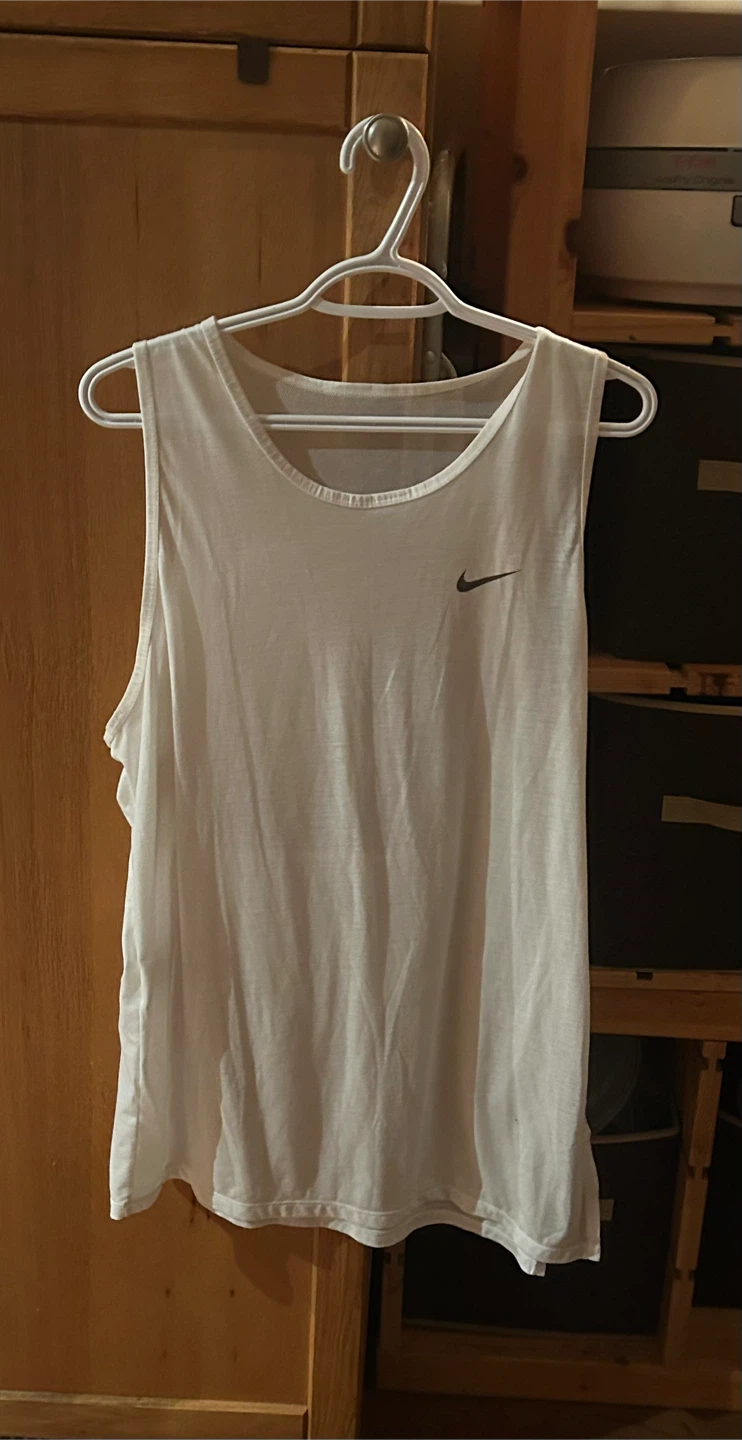Nike White Tank Top