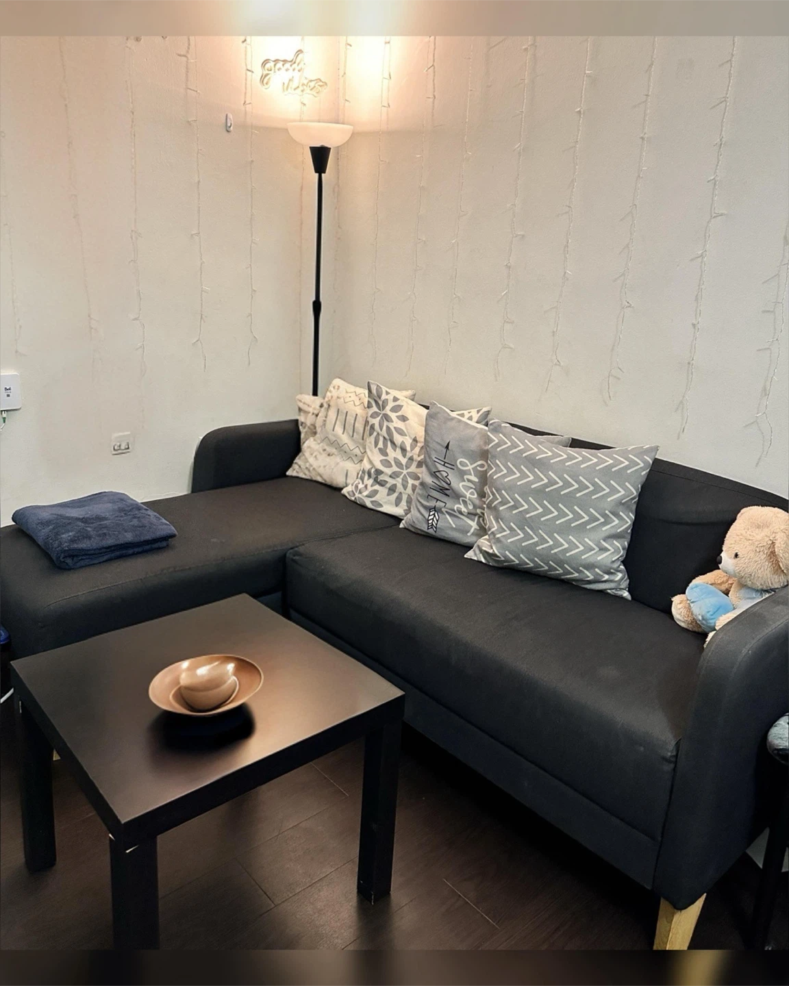 Sofa with table