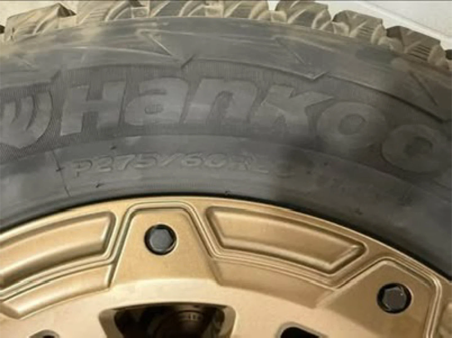 20” Gold Fuel Off-Road Wheels with Hankook Tires (5pcs) - photo 5