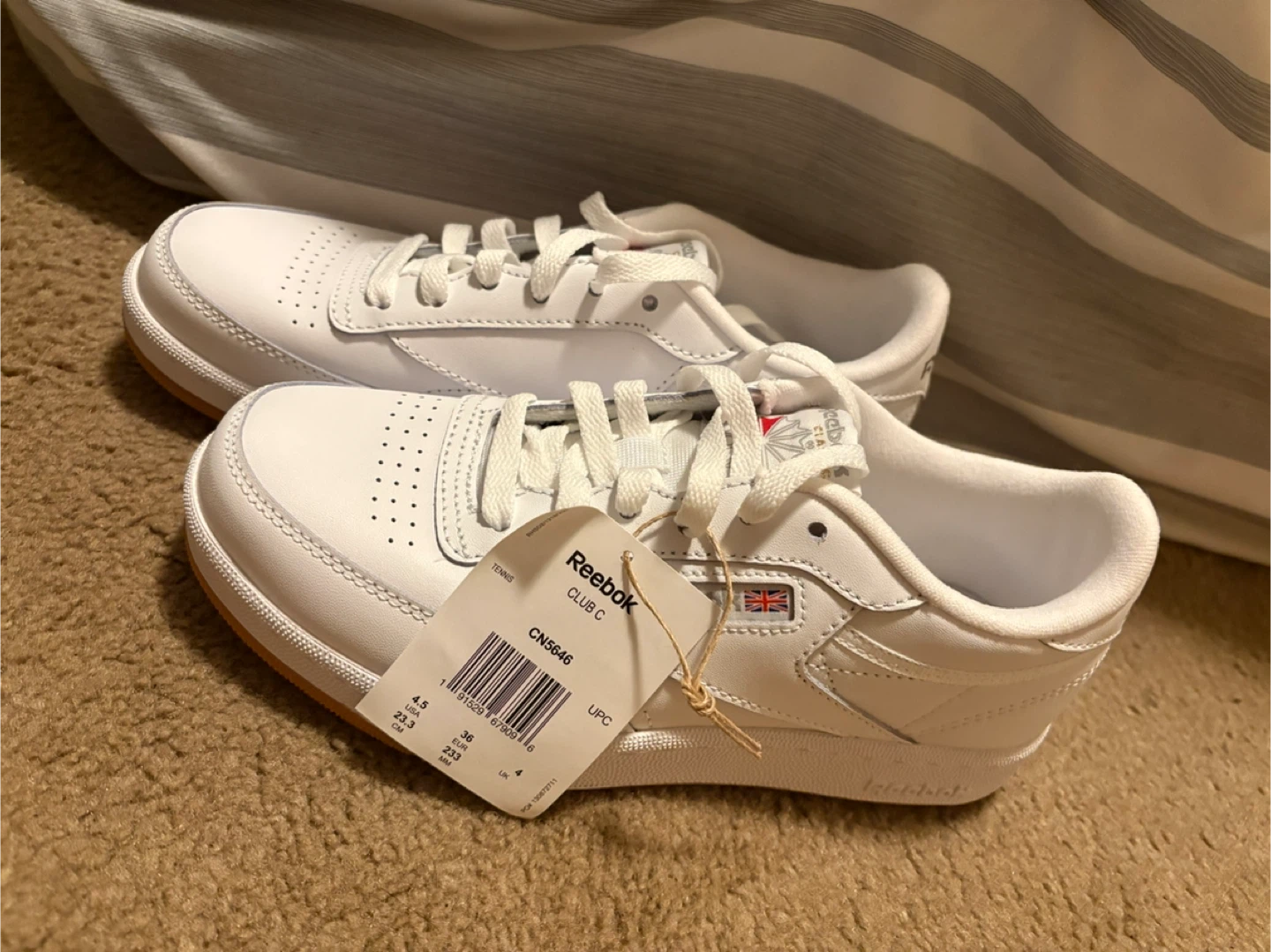 New Reebok Club C Tennis Shoes - Size 4.5 - photo 3