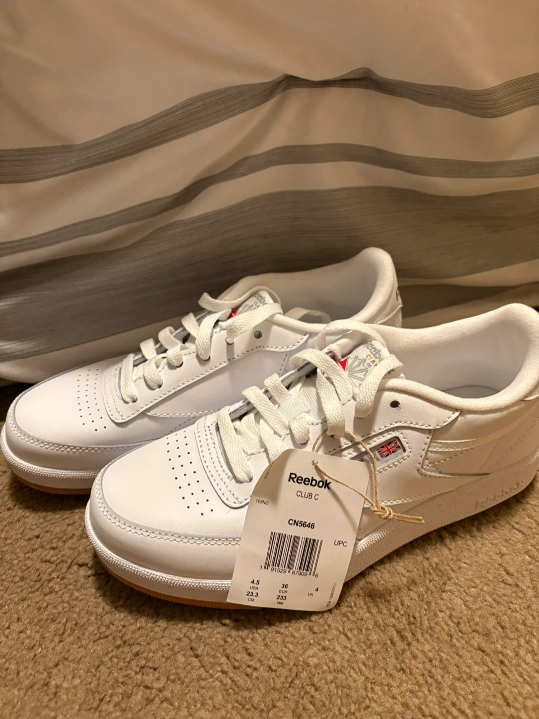 New Reebok Club C Tennis Shoes - Size 4.5 - photo 2