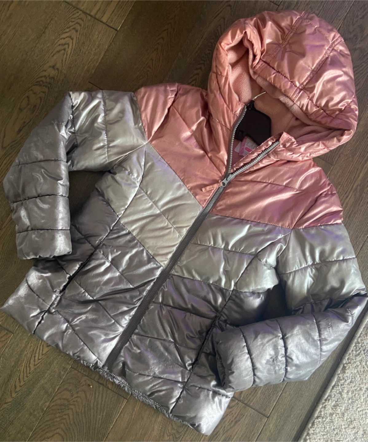 The Children's Place Girls' Hooded Puffer Jacket Size L (10/12) - photo 3