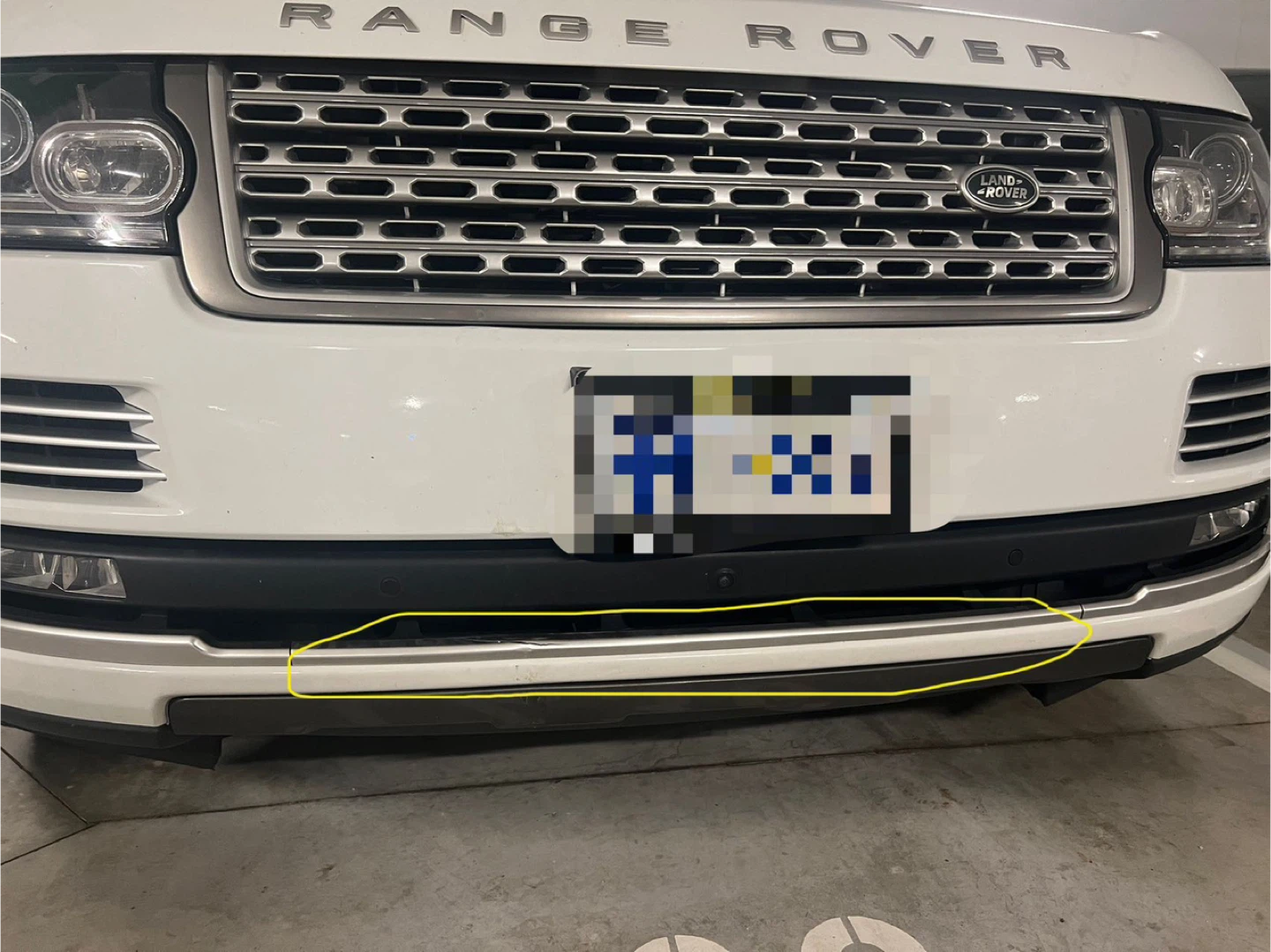 Brand new OEM Land Rover front lower bumper trim. - photo 4