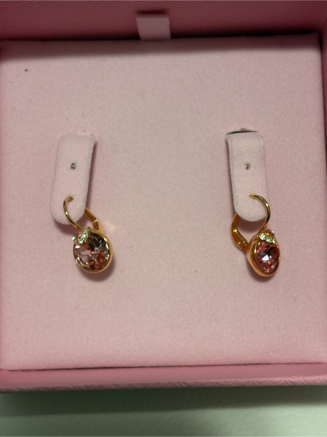 Swarovski Pink Necklace & Earring Set - photo 5