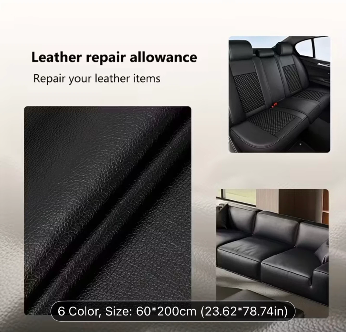 Leather Repair Patch - 60x90cm - photo 3