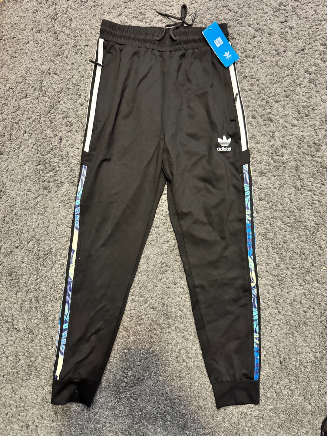 New Adidas Black Track Pants