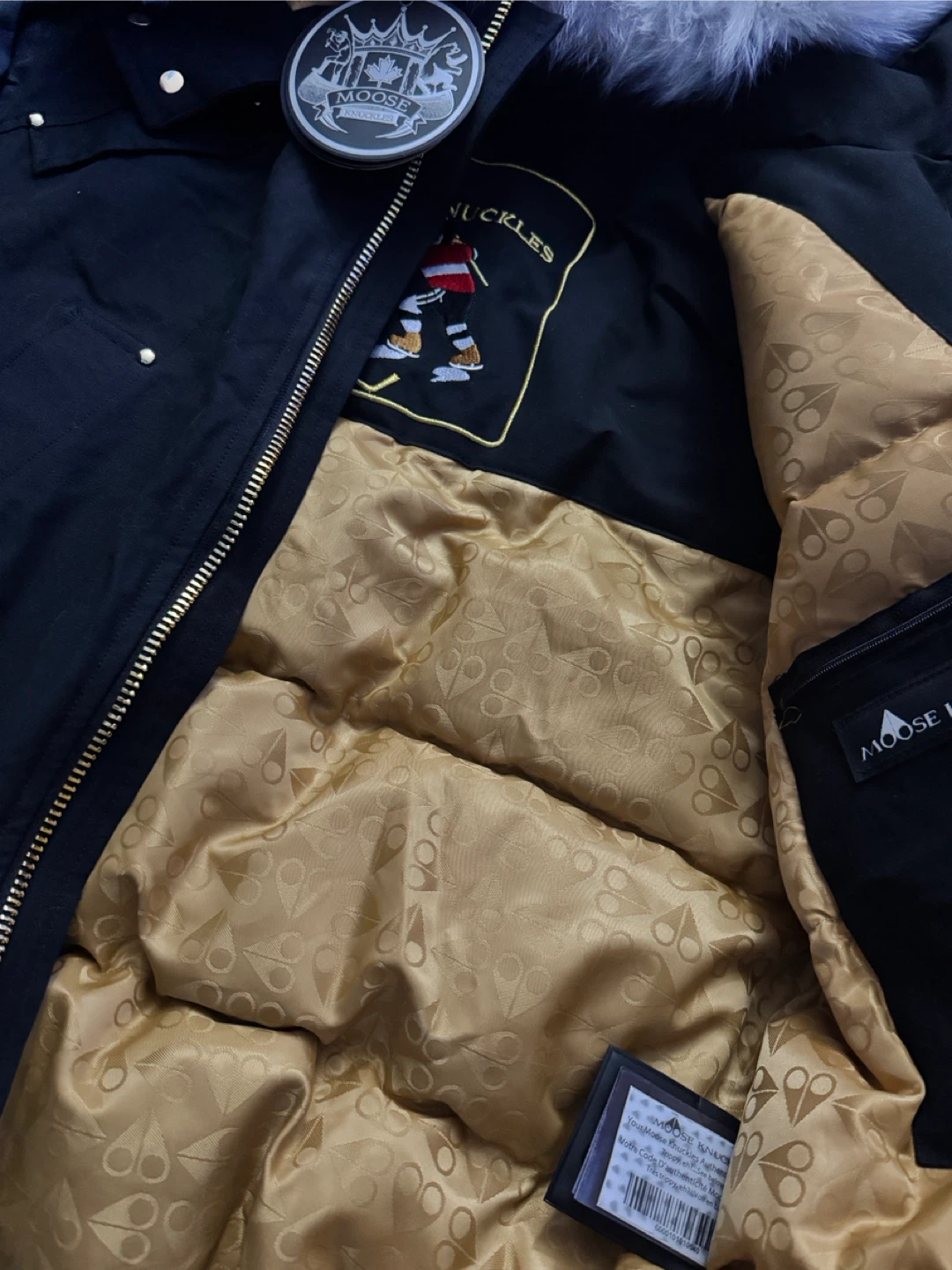 Moose Knuckles Bomber Jacket - Black - photo 3