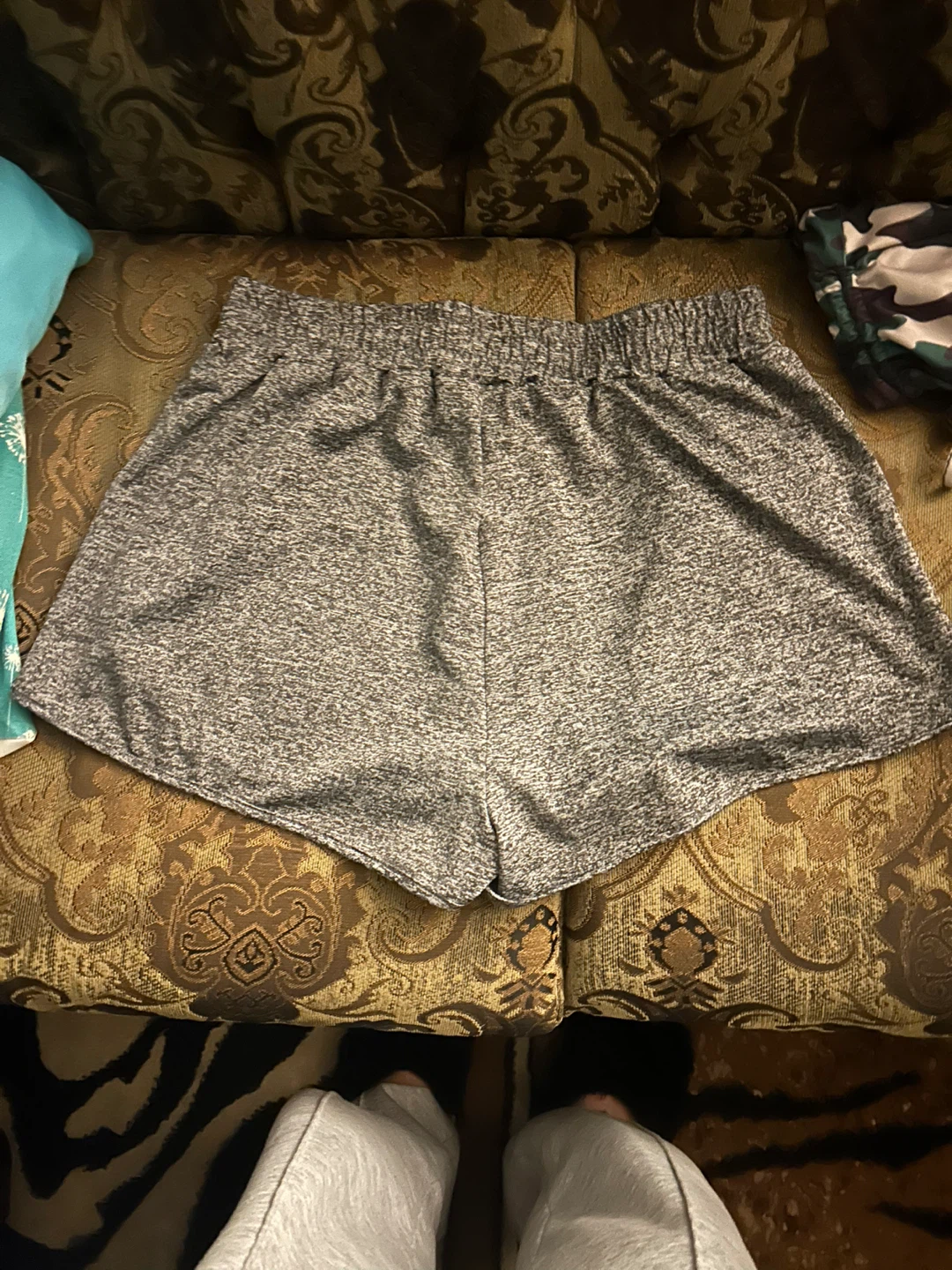 Gray Athletic Shorts - photo 2
