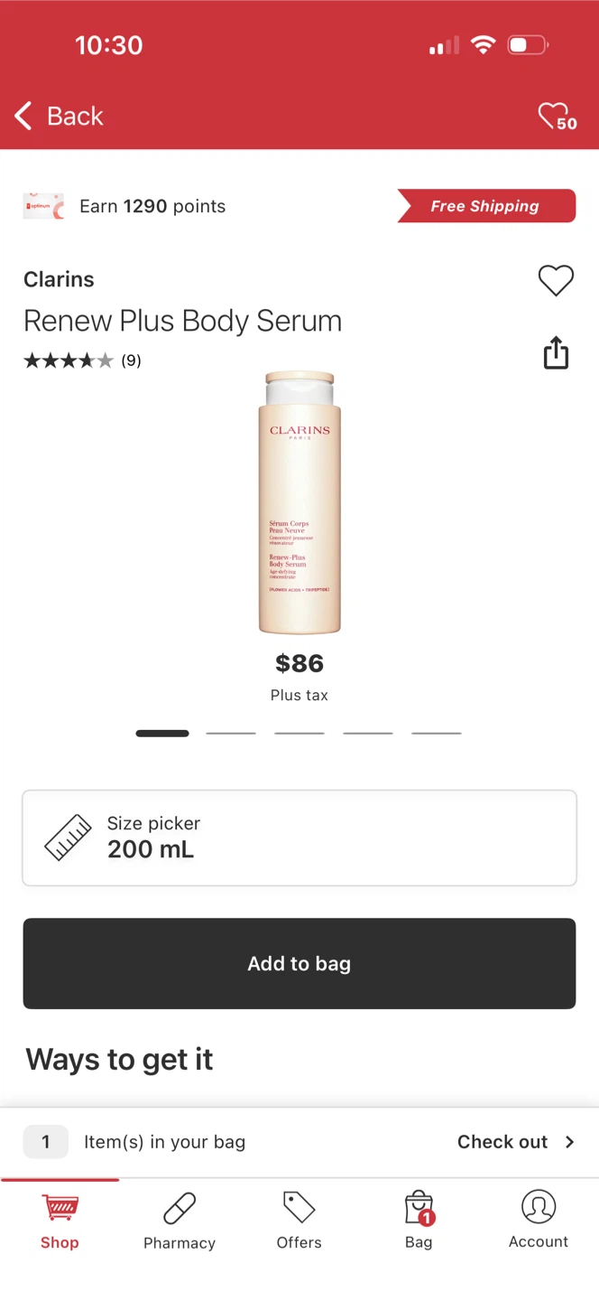Clarins Renew-Plus Body Serum 600ml - photo 2