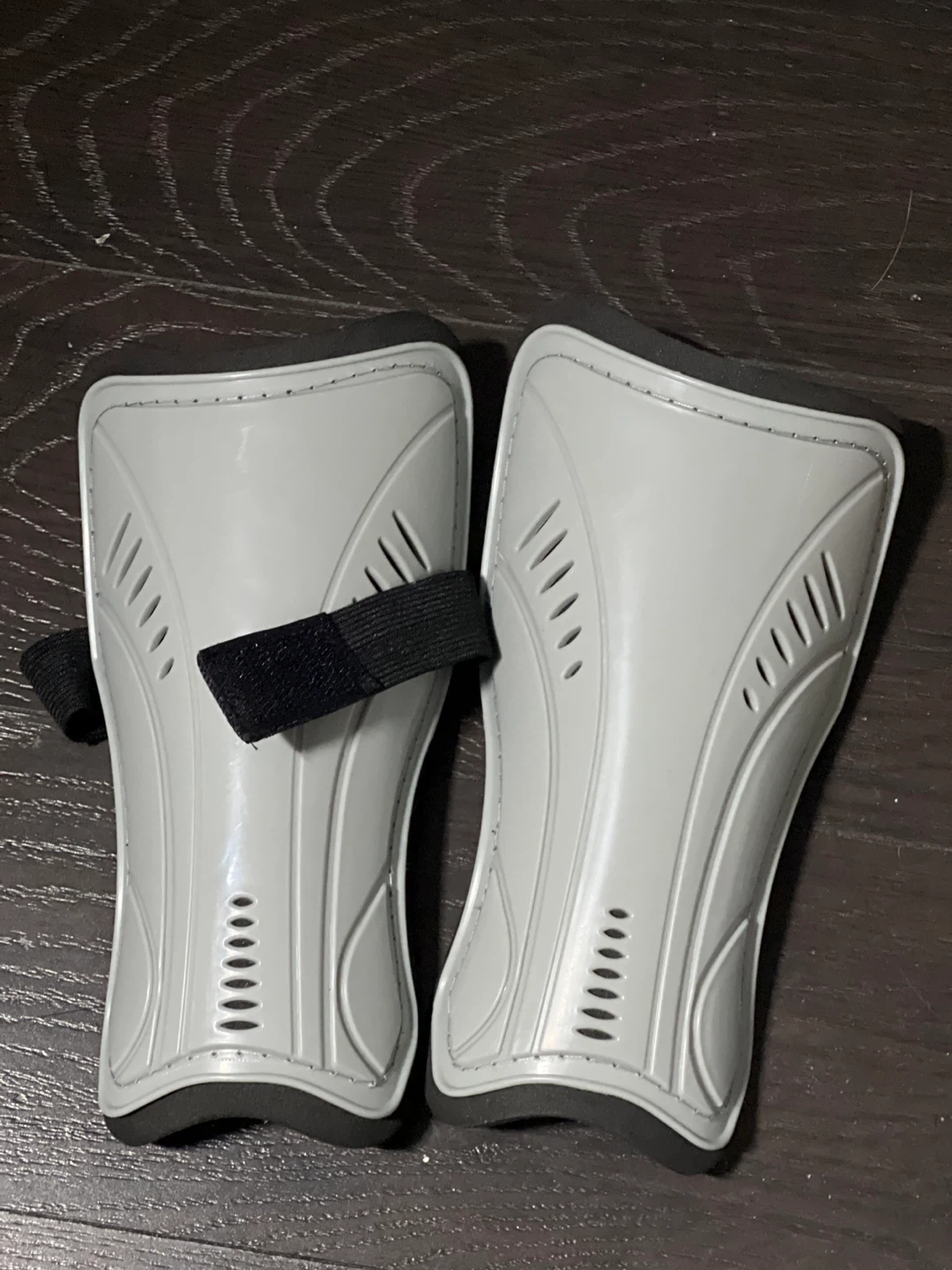 Gray Shin Guards