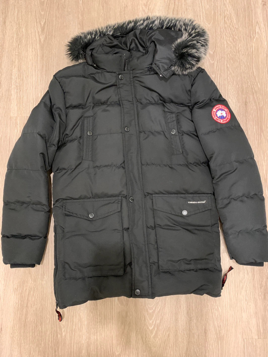 Canada Goose Black Padded Jacket Size M