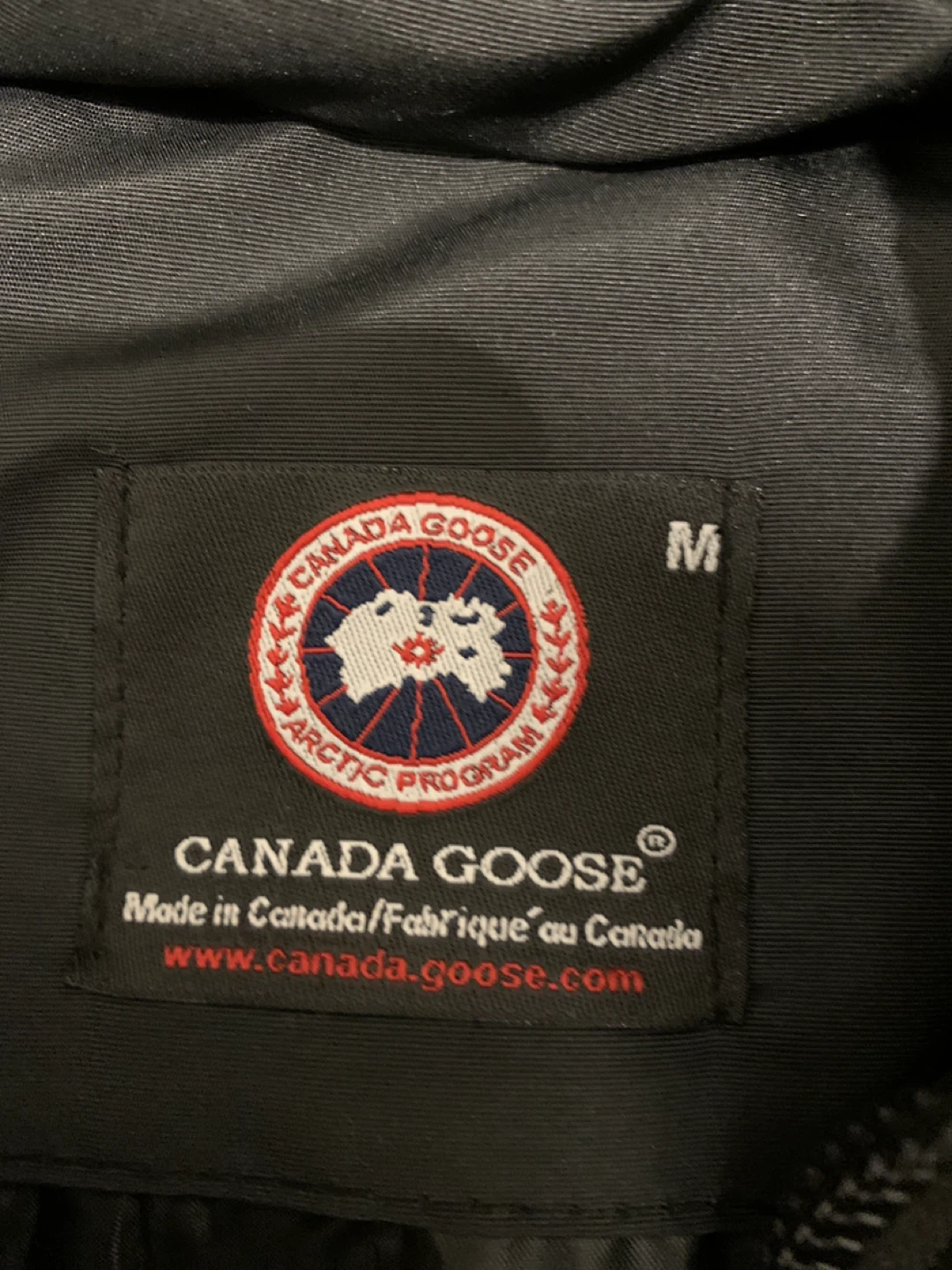 Canada Goose Black Padded Jacket Size M - photo 3