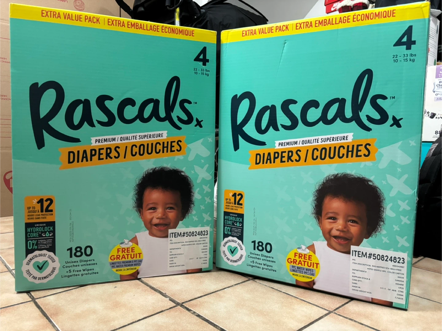 Diapers size 4