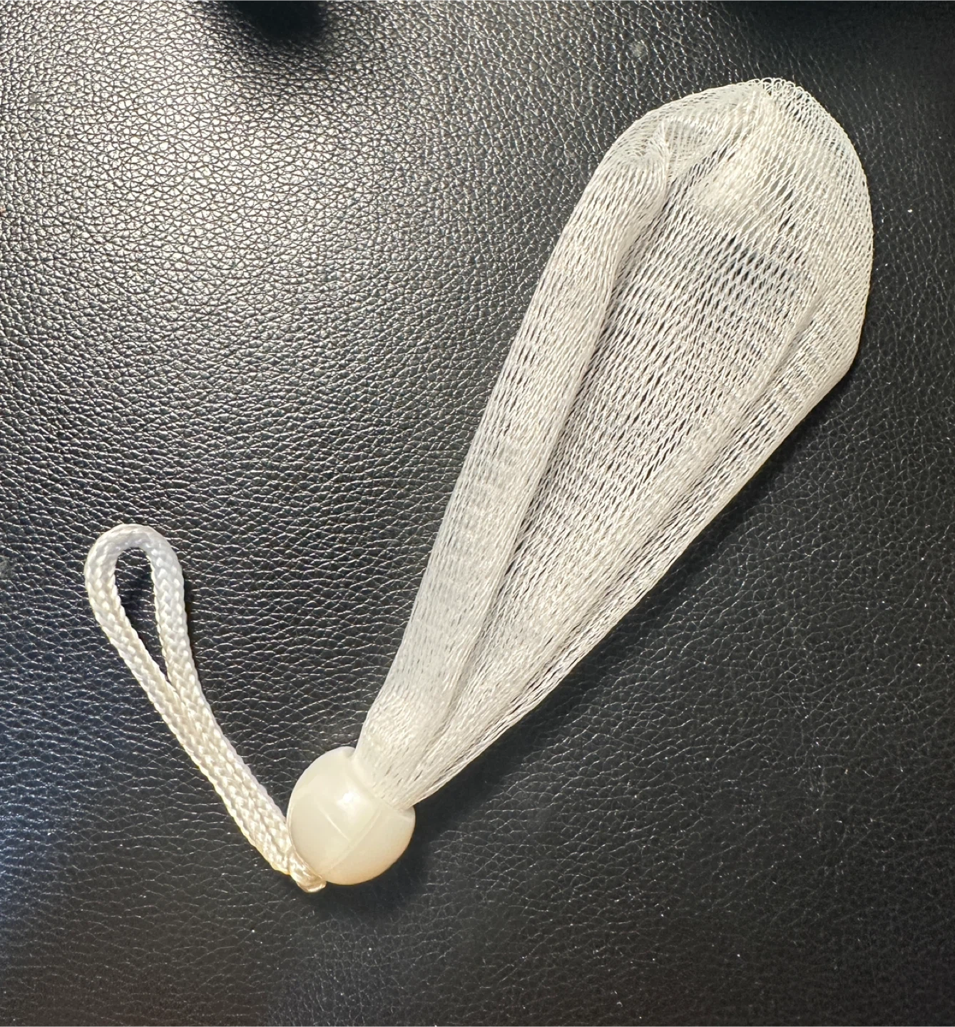 White Mesh Bath Sponge