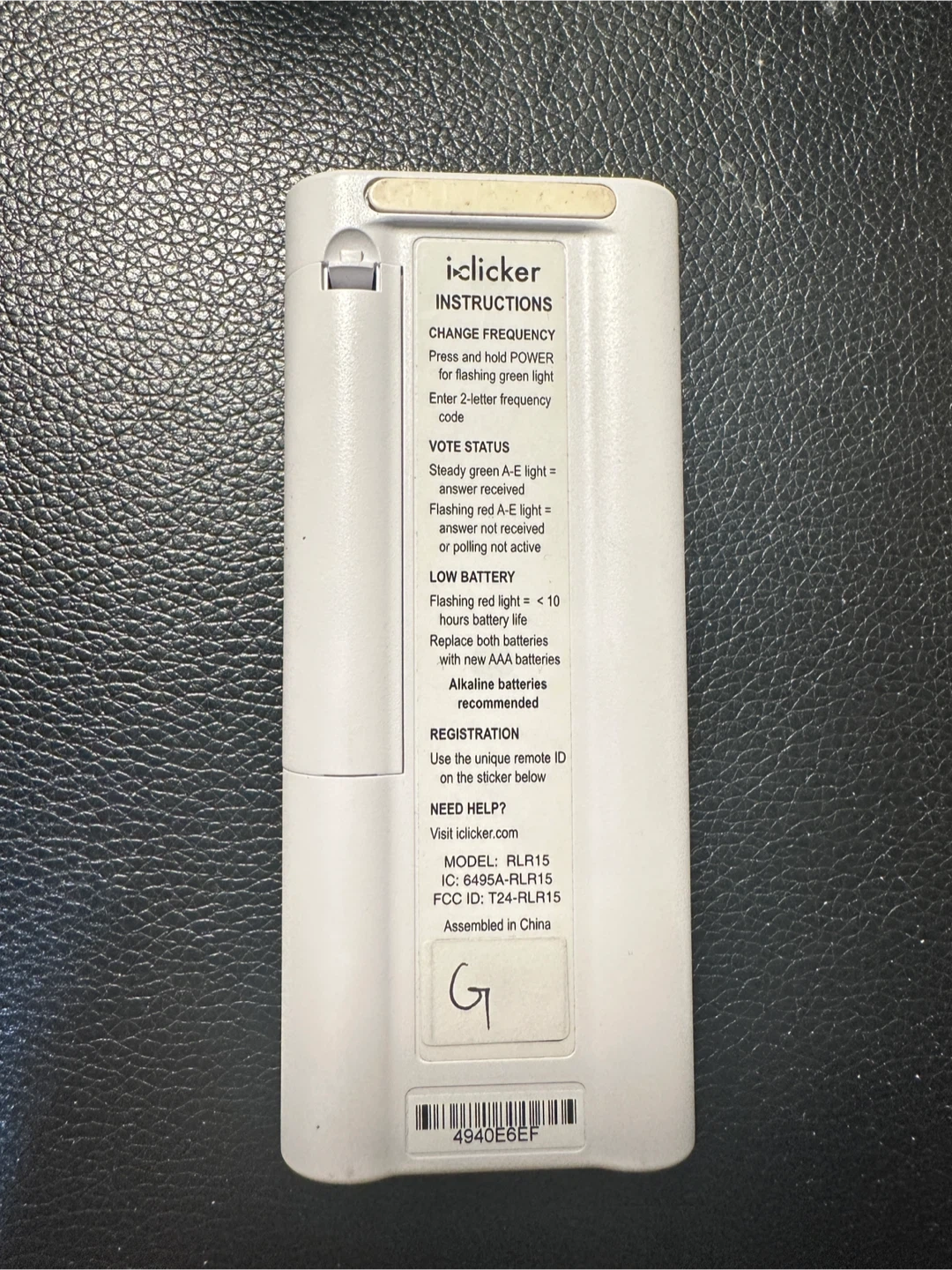 i-clicker + RLR15 - photo 2