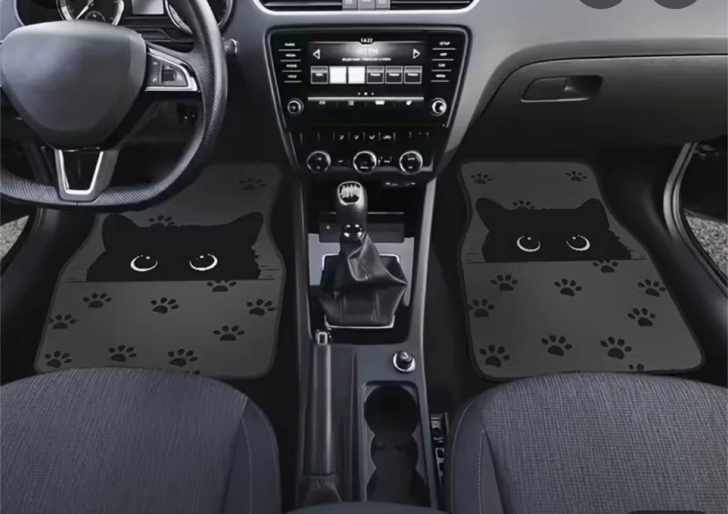 Cat Design Car Floor Mats - Set of 4 - photo 3