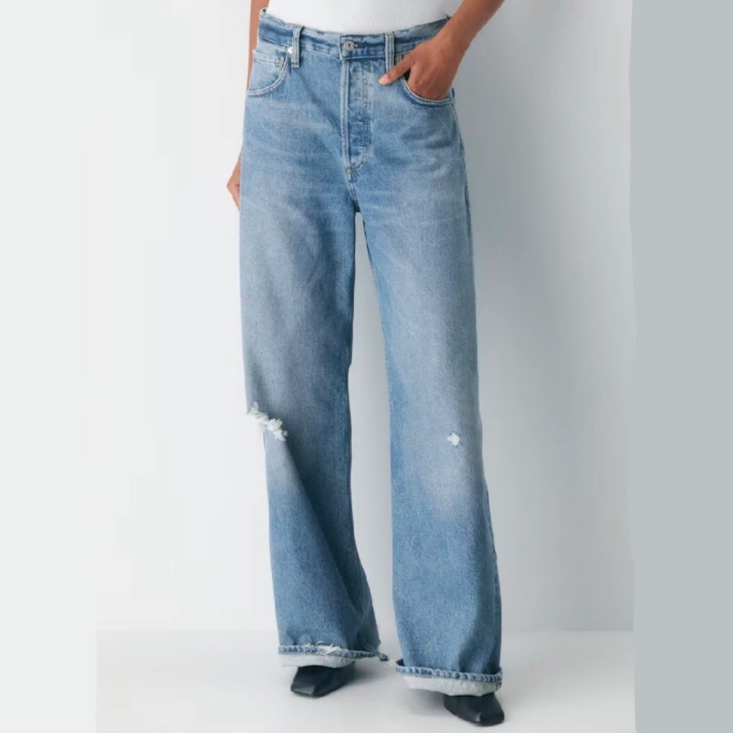 Aritzia Citizens of Humanity Ayla Baggy Jean - photo 4