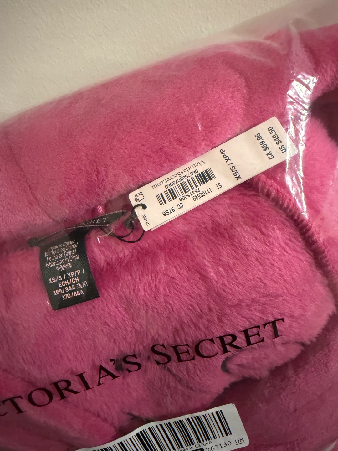 Victoria's Secret Pink Robe & Slippers Set - photo 3