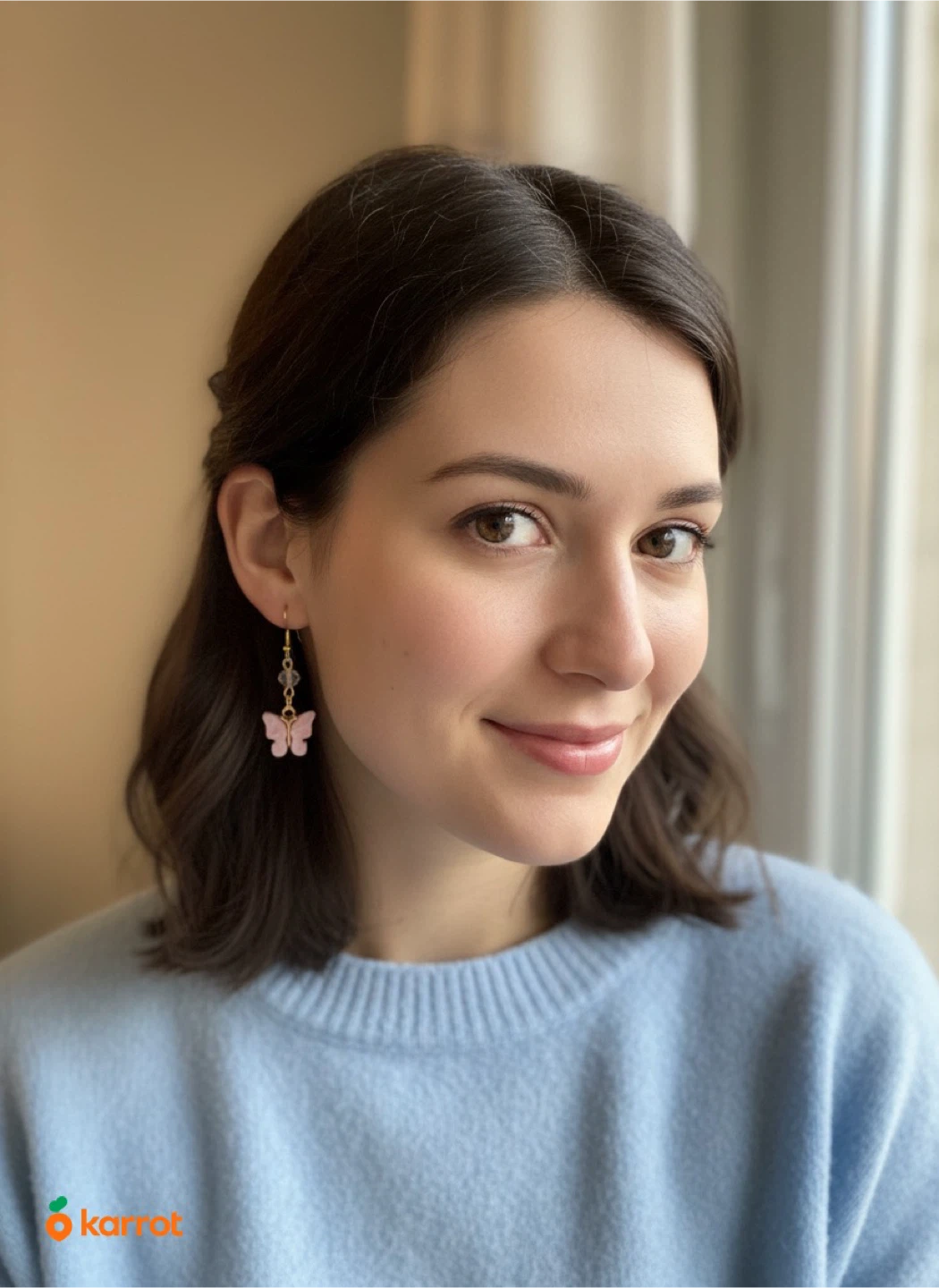 Butterfly Drop Earrings