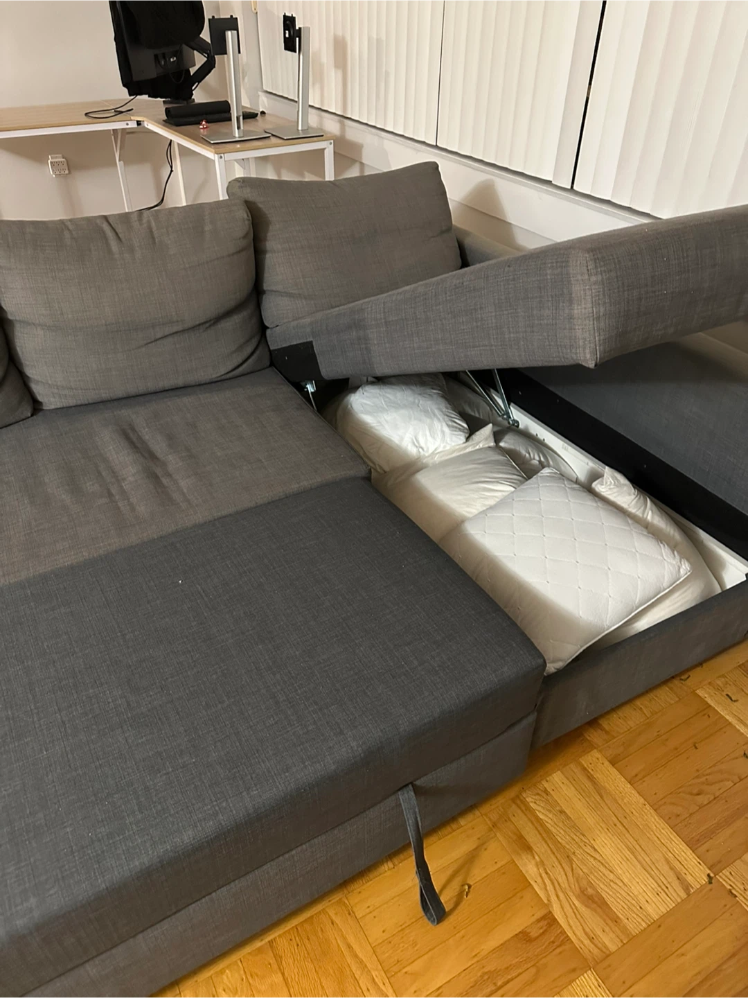 IKEA Friheten Grey Sofa Bed - photo 4