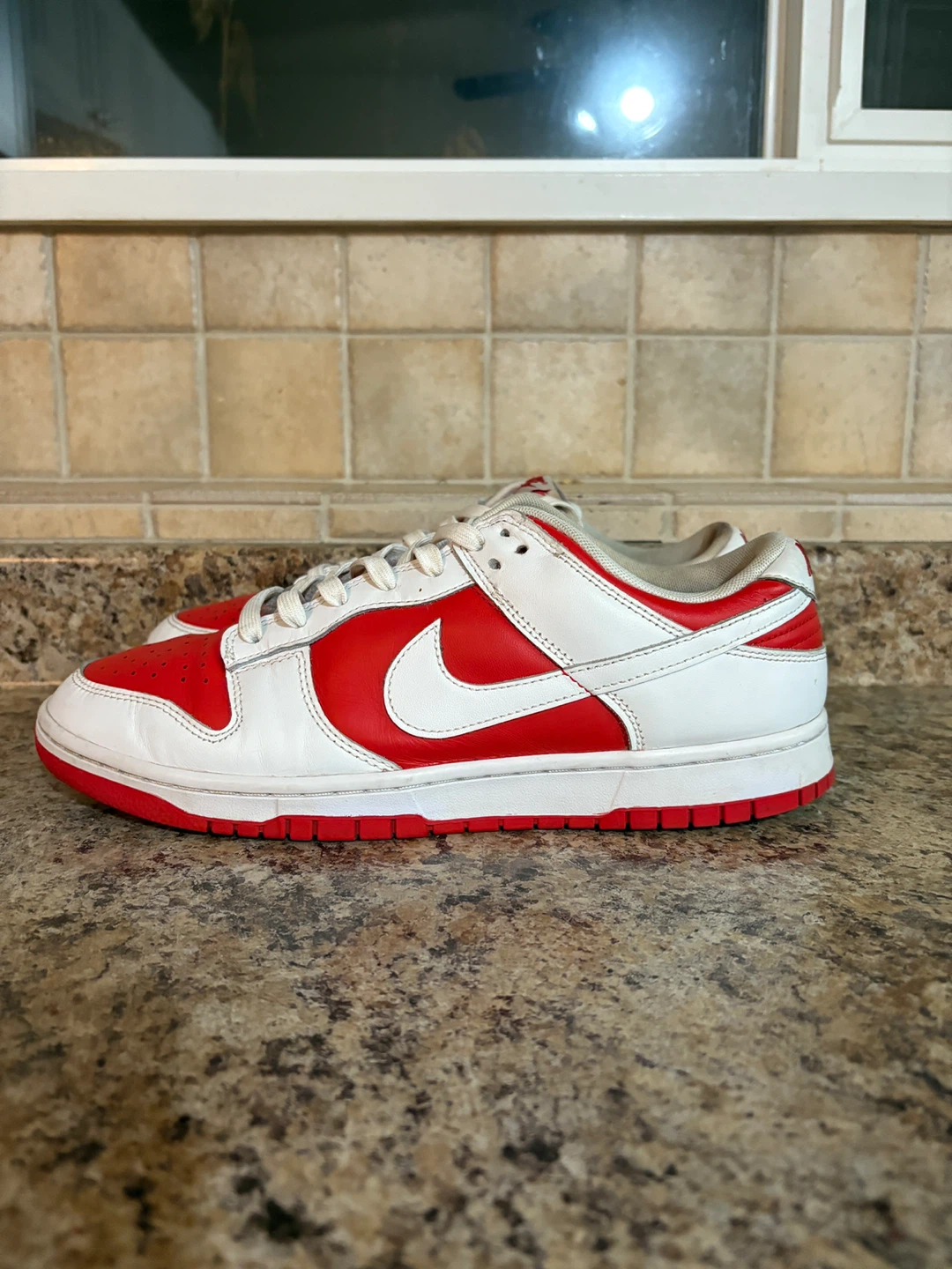 Nike Dunk Low Red/White Sneakers - photo 3