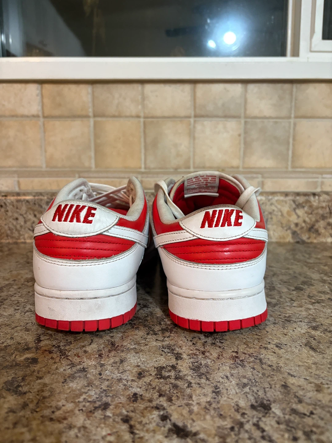 Nike Dunk Low Red/White Sneakers - photo 2