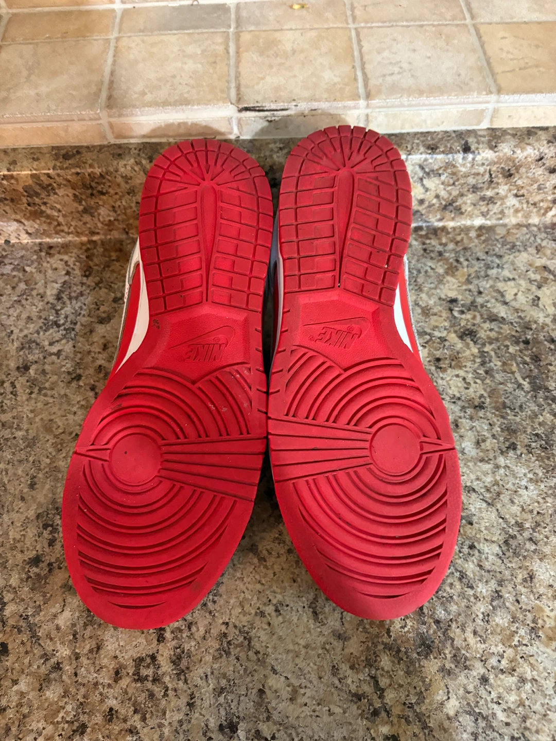 Nike Dunk Low Red/White Sneakers - photo 5