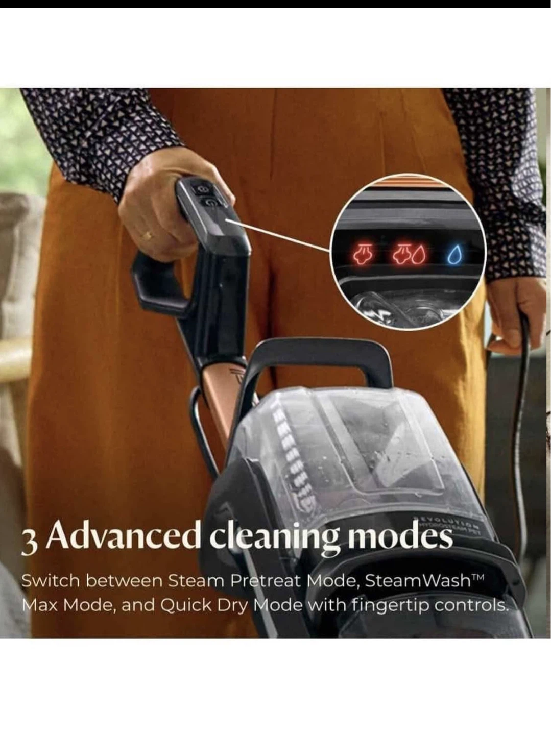 Bissell Revolution HydroSteam carpet cleaner - photo 3