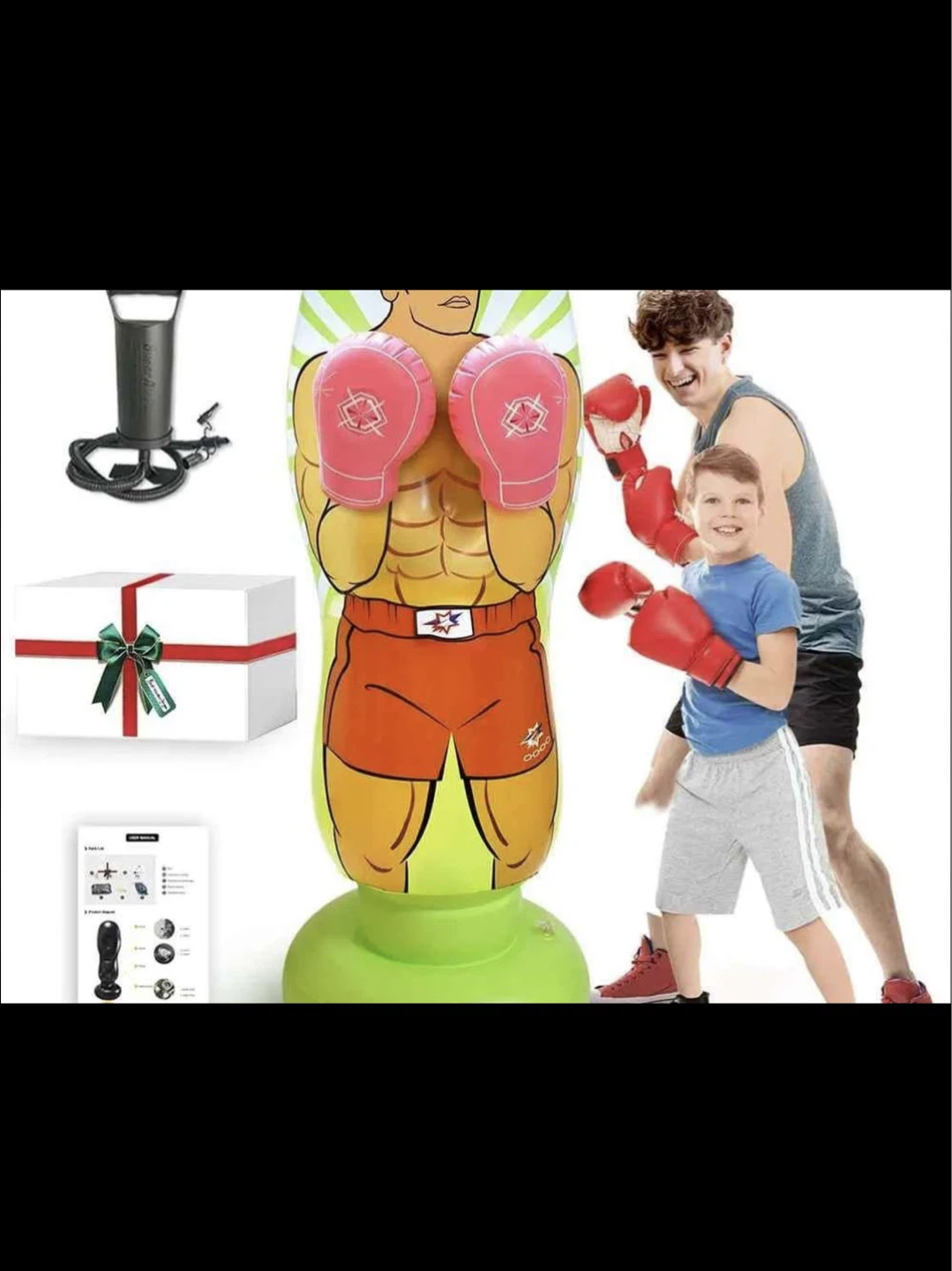 Inflatable Punching Bag for Stress Relief