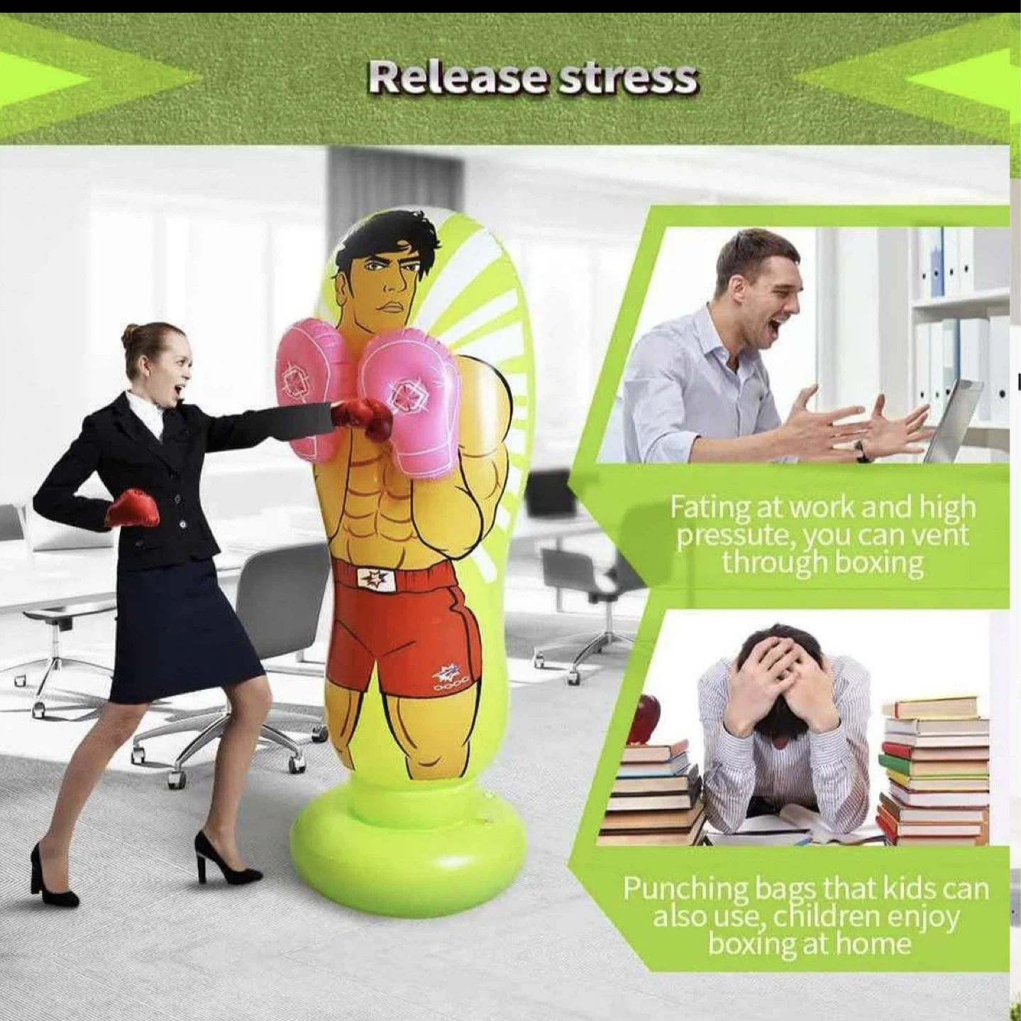 Inflatable Punching Bag for Stress Relief - photo 2