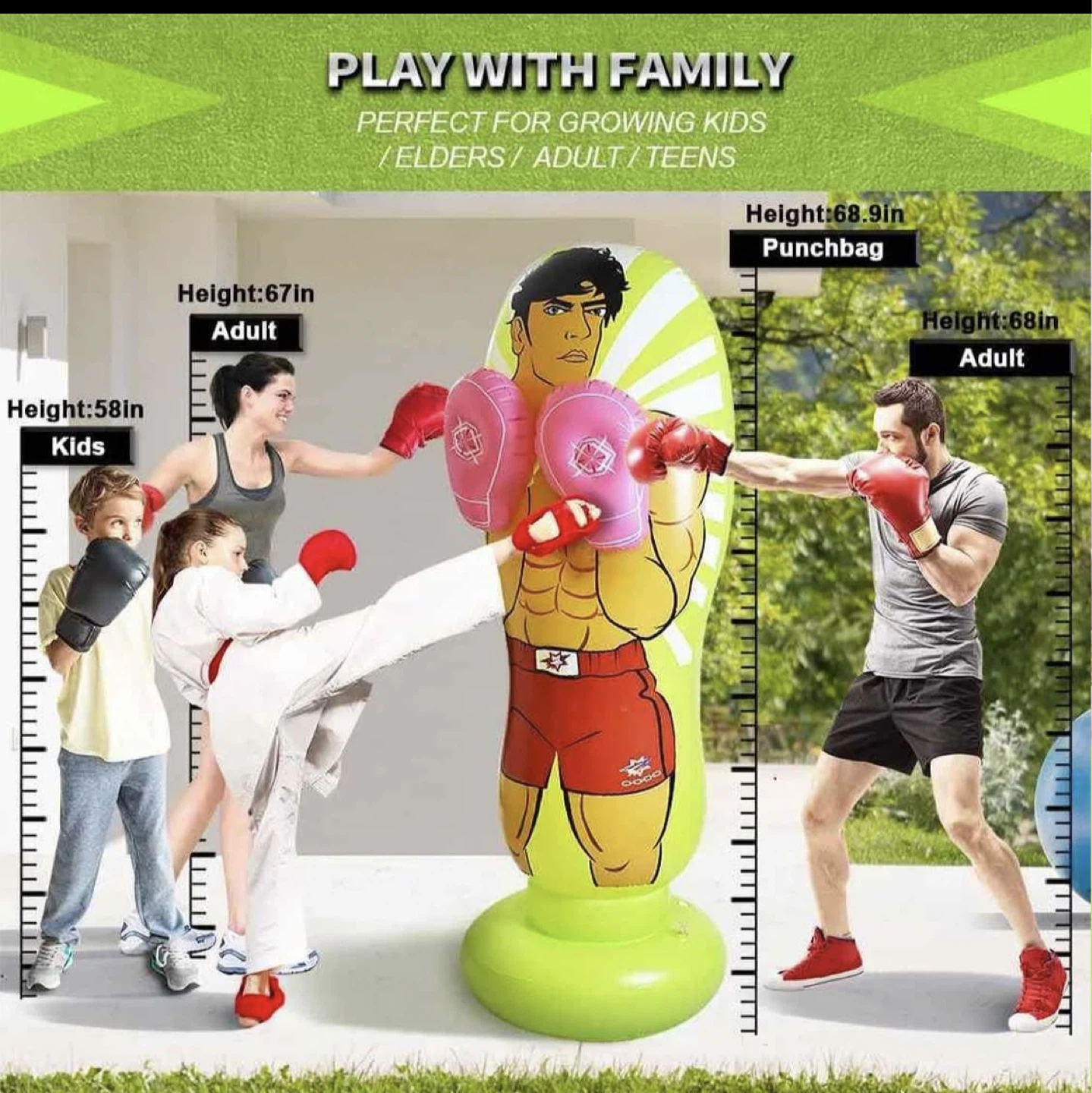 Inflatable Punching Bag for Stress Relief - photo 3
