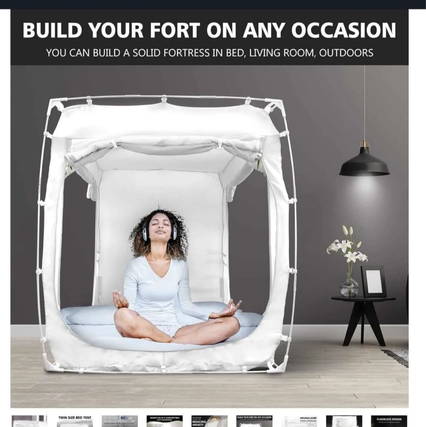 RIYDH Twin Size Bed Tent - Sleep Comfortably! - photo 5