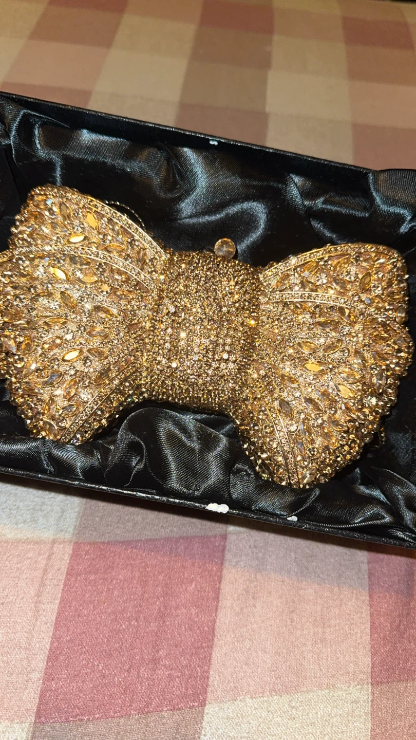 Gold Bow Clutch
